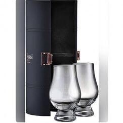 Набор из 2-х бокалов для виски Glencairn в кожаном премиум тубусе, 190мл; D=67, H=115.5мм, Stolzle, фото 
