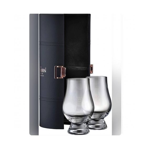 Набор из 2-х бокалов для виски Glencairn в кожаном премиум тубусе, 190мл; D=67, H=115.5мм, Stolzle, фото 