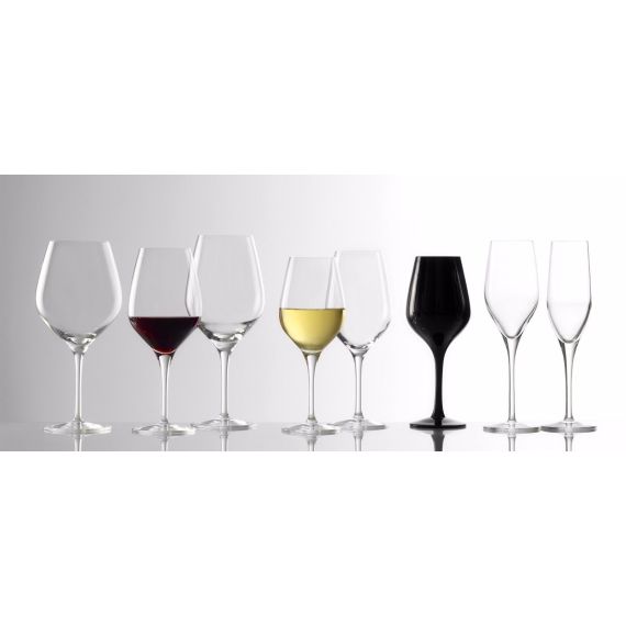 Набор из 6-ти бокалов для дегустации серия Exquisit, 350 мл, D80 мм, H203 мм, черный, Stolzle, фото , изображение 3