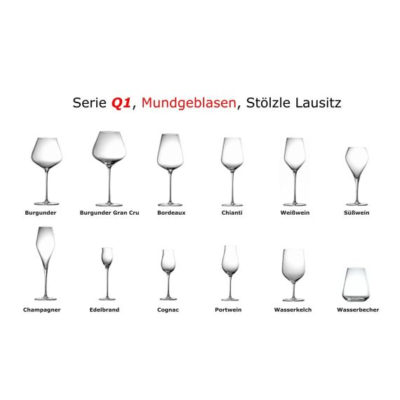 Набор из 6-ти бокалов для Бордо 600 мл серия Q1, D 102 мм, H 263 мм, Stolzle, фото , изображение 9