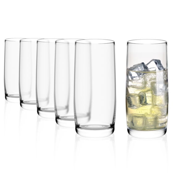 Набор из 6-ти высоких стаканов Longdrink Weinland, 390 мл, Stolzle, фото , изображение 3