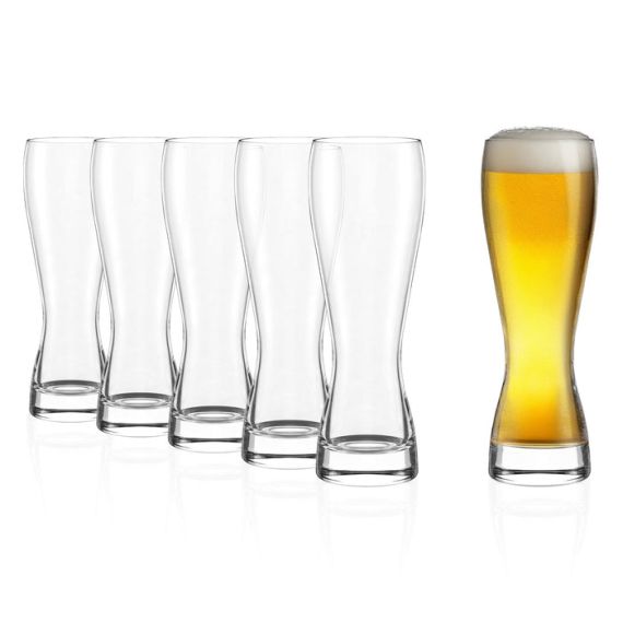 Набор из 6-ти бокалов для пива Bierpokale, 395 мл, Stolzle, фото , изображение 3